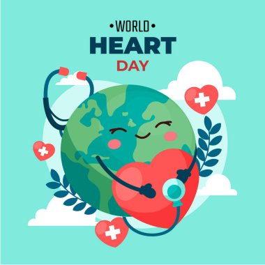Dünya Kalp Günü için İllüstrasyon