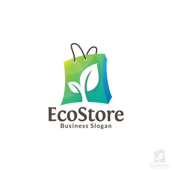 Šablona Loga Eco Shop — Stockový vektor