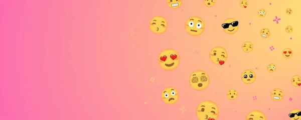 นหล โมจ ลปะพ กเซล นหล งสไตล โอเกม ตตลกท ใบหน Emoji — ภาพเวกเตอร์สต็อก