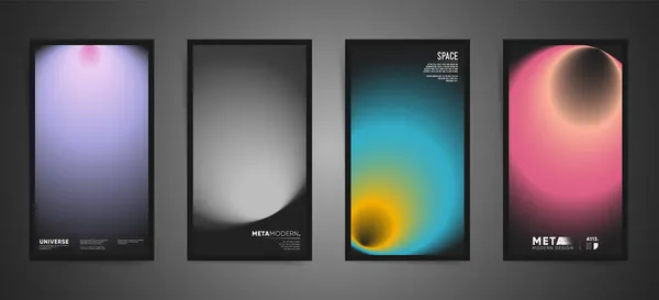 Modern Creative Artwork Backgrounds Template Design Stories Vertical Posters Social — Stock Vector