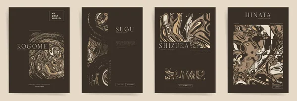 Siyah kahverengi bej rengi mermer şablon Japon tasarımı, renkli doku, taş küp, arka plan. Moda deseni, grafik posteri, geometrik broşür, kartlar. Vektör çizimi. Daha Az Gör