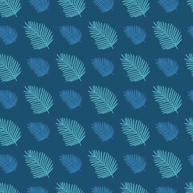 Palm Leaf Palm Leaves Vektör Grafiksiz Deseni arkaplan ve giyim tasarımı için kullanılabilir