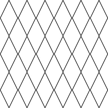 Dekorasyon odaları ve kumaşlar için eşkenar dörtgenlerdeki geometrik desen