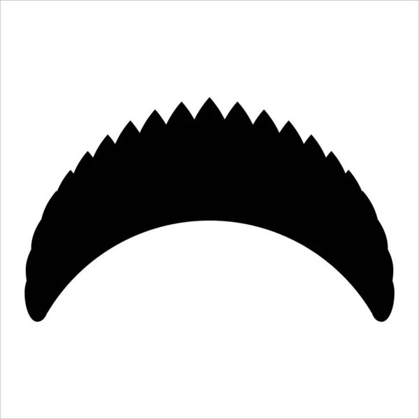 皇冠轮廓黑色 老式维多利亚风格 — 图库矢量图片