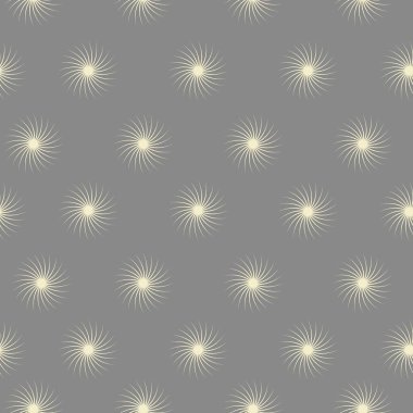 Gri arka planda bej kar tanelerinin zarif, pürüzsüz deseni