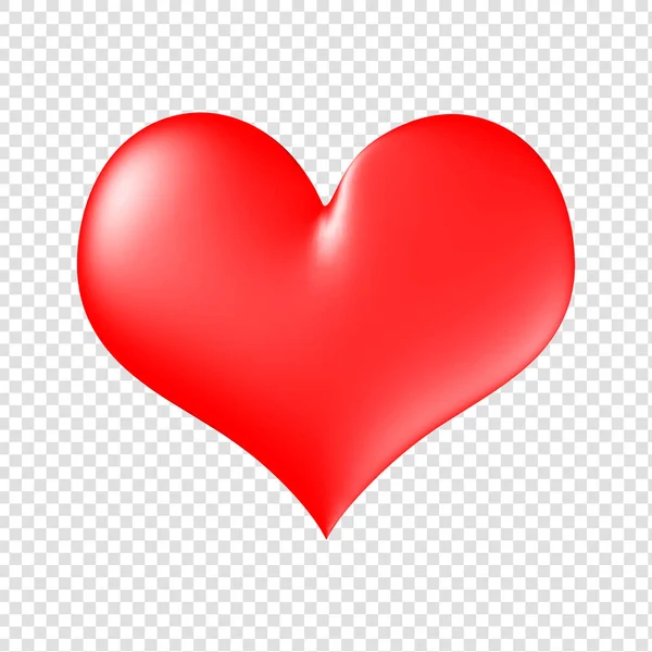 Vector Red Heart Image Vector Format Icon Symbol Patterns Heart — Stock Vector