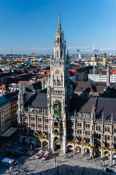 Vue Neues Rathaus Mairie Munich Marienplatz — Photo