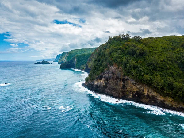 Black Sands Beach Big Island Hawaii Usa — Stock Photo, Image