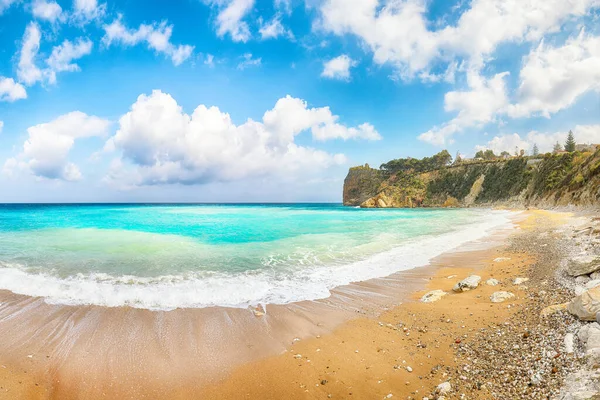 Amazing Seascape Guidaloca Beach Castellammare Del Golfo Popular Travel Destination — Stock Photo, Image
