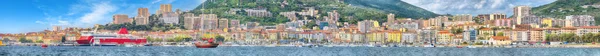 Majestic Morning Cityscape Ajaccio City Port Popular Tourist Destination Mediterranean — Stock Photo, Image