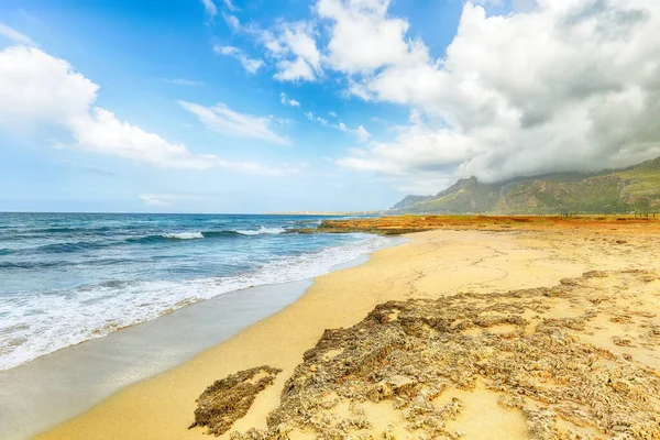 Picturesque Seascape Isolidda Beach San Vito Cape Popular Travel Destination — Stock Photo, Image