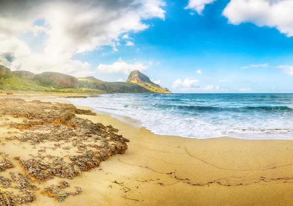 Picturesque Seascape Isolidda Beach San Vito Cape Popular Travel Destination — ストック写真