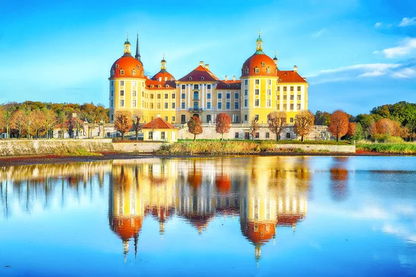 Stunning View Moritzburg Castle Dresden Popular Tourist Destination Location Moritzburg — Foto de Stock