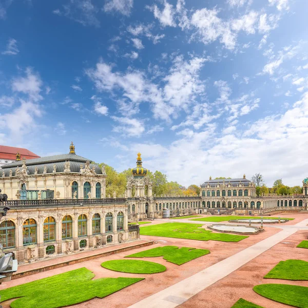 Astonishing View Famous Zwinger Palace Der Dresdnen Zwinger Art Gallery — Stockfoto