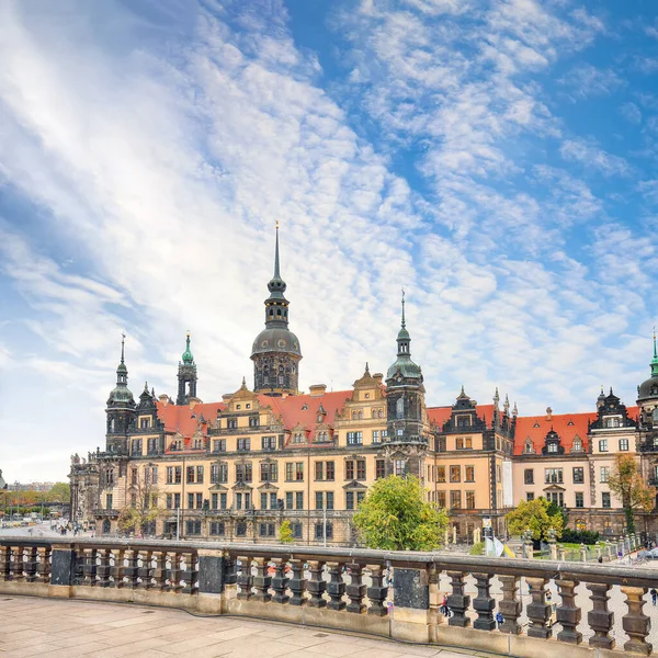 Attractive View Dresden Castle Dresdner Residenzschloss Dresdner Schloss Zwinger Museum — ストック写真