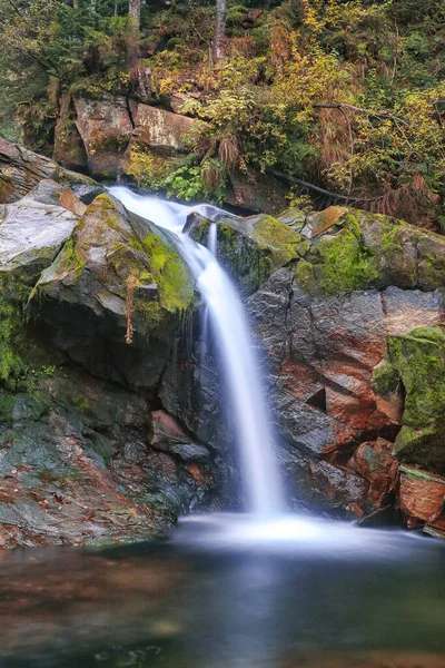 Waterfall Kamyanka Carpathian Mountains Location Kamyanka Skole Lviv Region Ulraine — Φωτογραφία Αρχείου