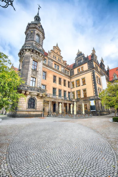 Amazing view of Dresden Castle  (Dresdner Residenzschloss,Dresdner Schloss). Location: Dresden, state of Saxony, Germany, Europe
