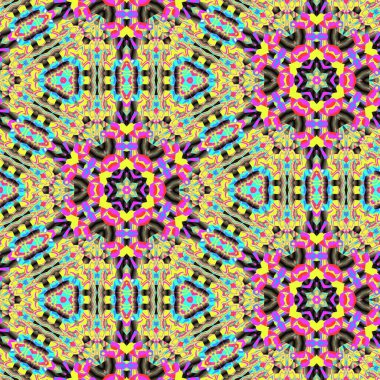 Geleneksel mistik arka plan tasarımı. Arabesk etnik dokusu. Geometrik çizgili kapak resmi. Döşeme fayansları ve halı için Türk modası. Fas tekstil baskısı için tekrarlanan şablon tasarımı