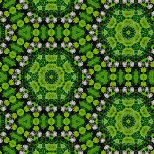 Mystical Pattern Design Background Fantasy Flower Texture Paper Wrapper Fabric — ストック写真