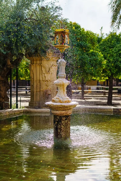 Fontana Acqua Dolce Nel Cortile Degli Aranci Della Moschea Cordova — Foto Stock