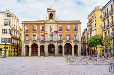 İspanya 'nın Kastilya meydanındaki Zamora Belediye Sarayı