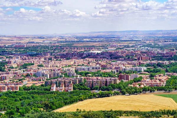 Вид Воздуха Город Алькала Энарес Объект Мирового Наследия — стоковое фото