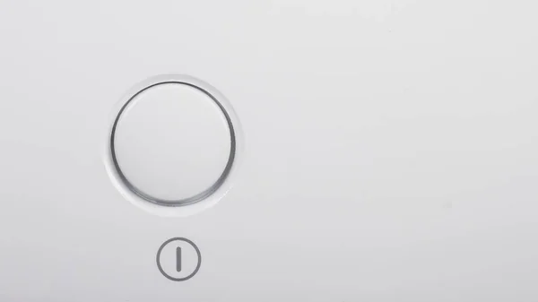 Start Button Button Device White Surface — Zdjęcie stockowe