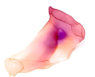 Uzun, yumuşak, yuvarlak, rahatlatıcı pastel renkler. Pembe ve kırmızı renkte soyut renk sıçraması, bir ineğin ya da diğer otçullarınkine benzer. Hava deseninin izole elementi.