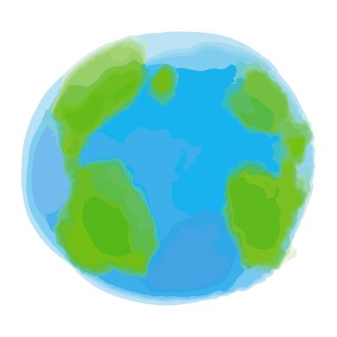 Yeşil Gezegen Dünya simgesi