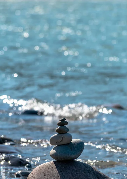 river side rock picture with sunlight, rishikesh river side view.