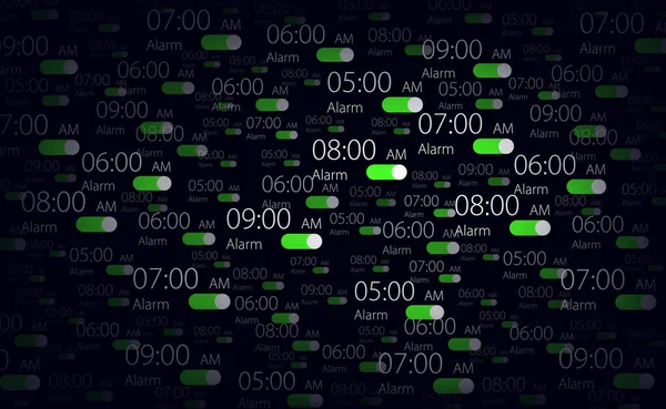 Abstract achtergrond elektronische wekker — Stockvector