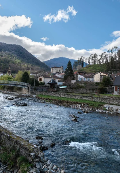 Seix Pyrenean Village Department Ariege France —  Fotos de Stock