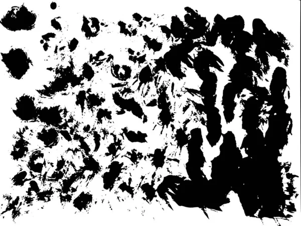 Modèle Texture Urbaine Grunge Noir Blanc Dark Dirty Dust Overlay — Image vectorielle