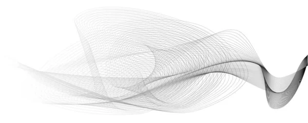 抽象波函数用于设计 数字频率轨道均衡器 文体抽象波纹背景 矢量图解 曲线波浪形线 光滑条纹 — 图库矢量图片