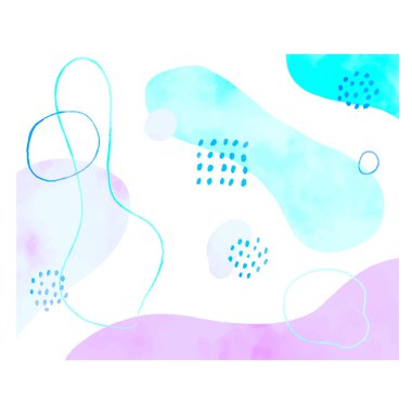 Soyut Suluboya Pastel Arkaplan Resimleri