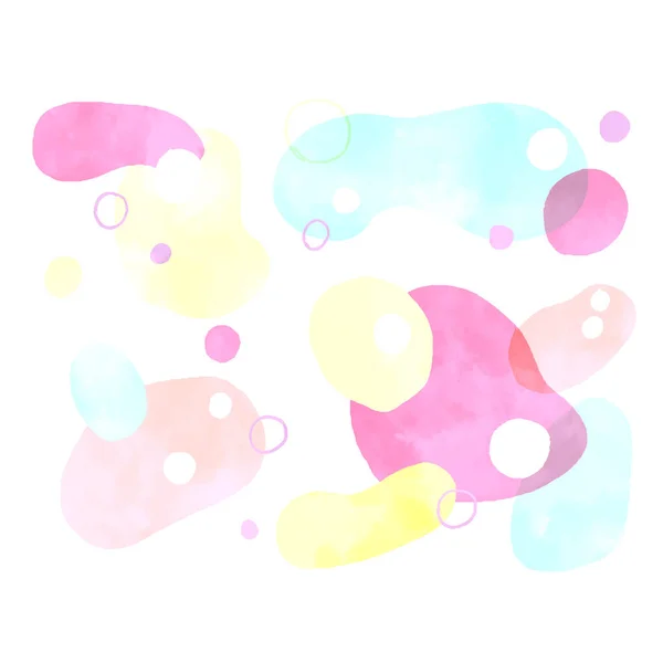 Abstract Watercolor Pastel Fundo Ilustração — Vetor de Stock