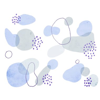 İskandinav stili elle çizilmiş arka plan vektör çizimi