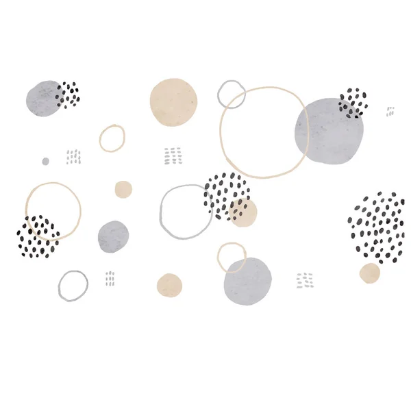 İskandinav Tasarımı Watercolor Arkaplan Vektörü Malzemesi