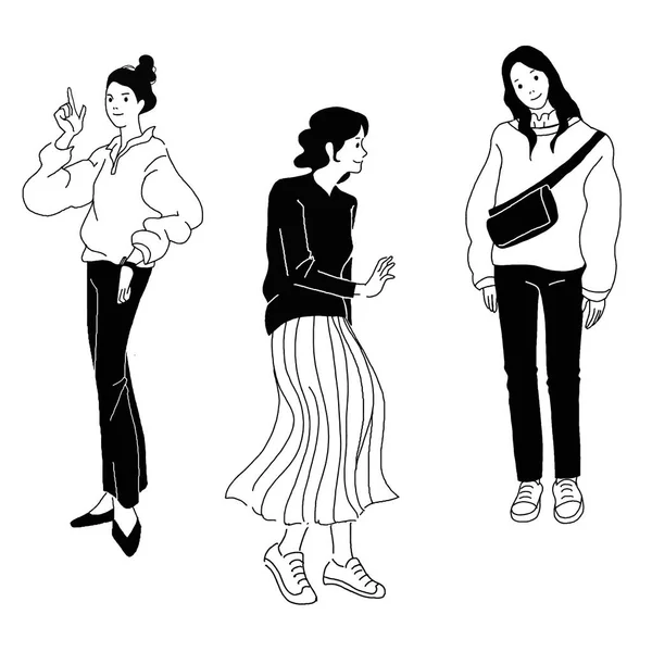 Cep telefonuyla konuşan bir adamın vektör çizimi