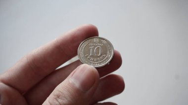 Ukrainian money - 10 hryvnias.