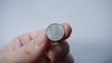 One pfennig of the German Democratic Republic (1968)