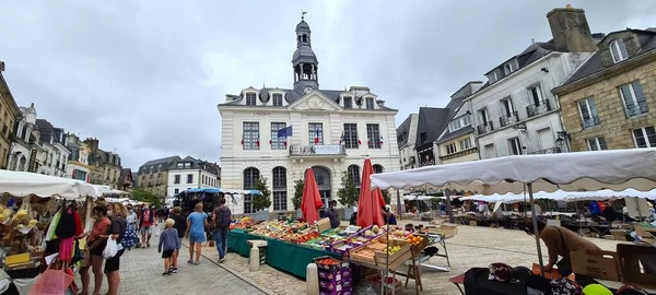 Den Historiska Stadshuset Byggnad Breton Staden Auray Frankrike — Stockfoto