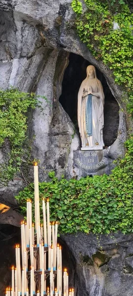 Statue Notre Dame Lourdes France Images De Stock Libres De Droits