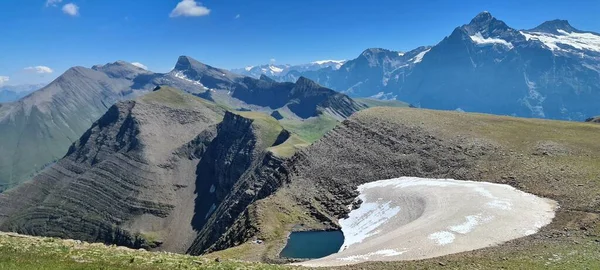 Hegyi Panoráma Grindelwaldban Svájcban — Stock Fotó