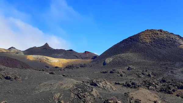 Volkan Sierra Negra Nın Renkli Manzaraları Galapagos Adaları Ekvador — Stok fotoğraf