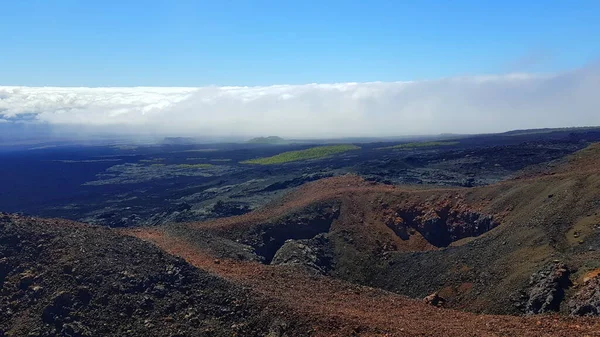 厄瓜多尔加拉帕戈斯群岛Sierra Negra火山五彩斑斓的地貌 — 图库照片