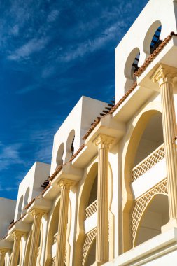 Santorini şehrinin güzel mimarisi, Yunanistan