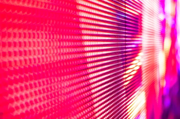 Röd Och Blå Blinkande Led Ljus Disco Vägg Bakgrund Loop — Stockfoto