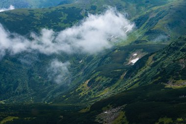 Dağların güzel manzarası