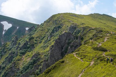 Dağların güzel manzarası